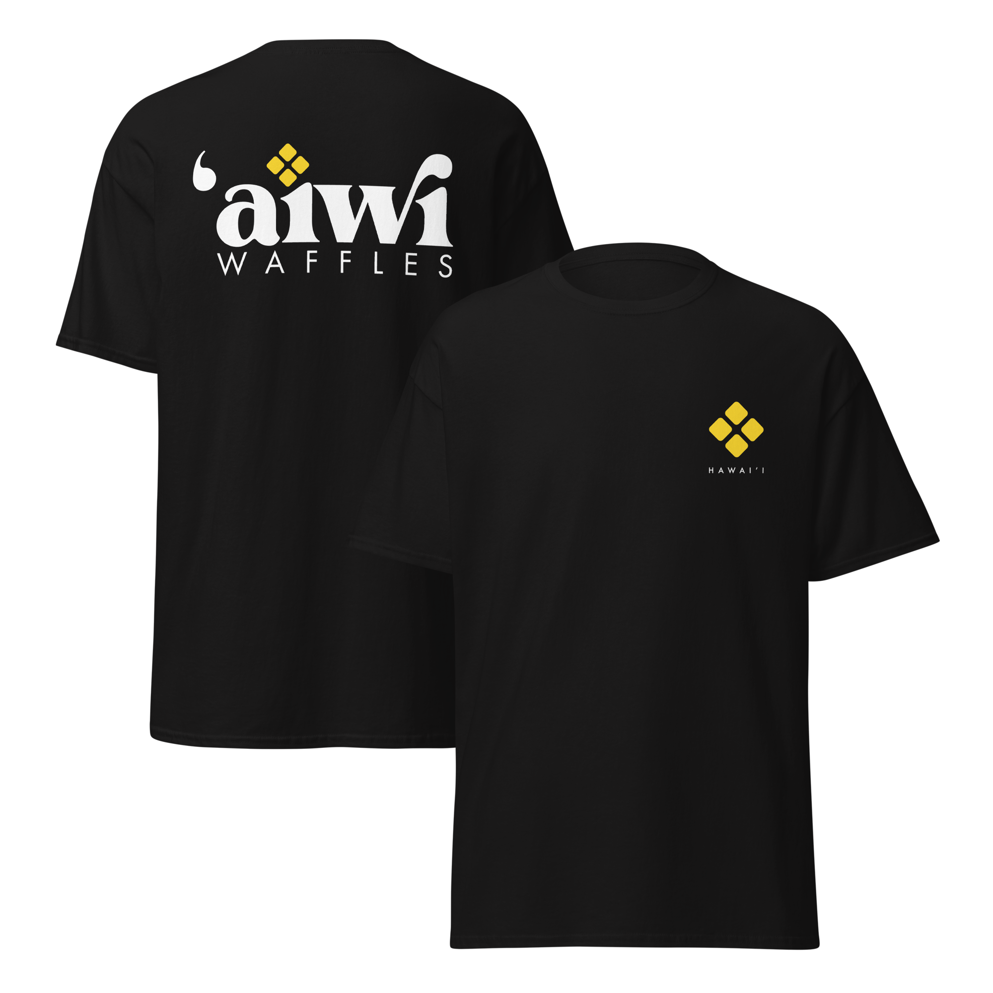 'Aiwi Waffles Black Unisex T-Shirt