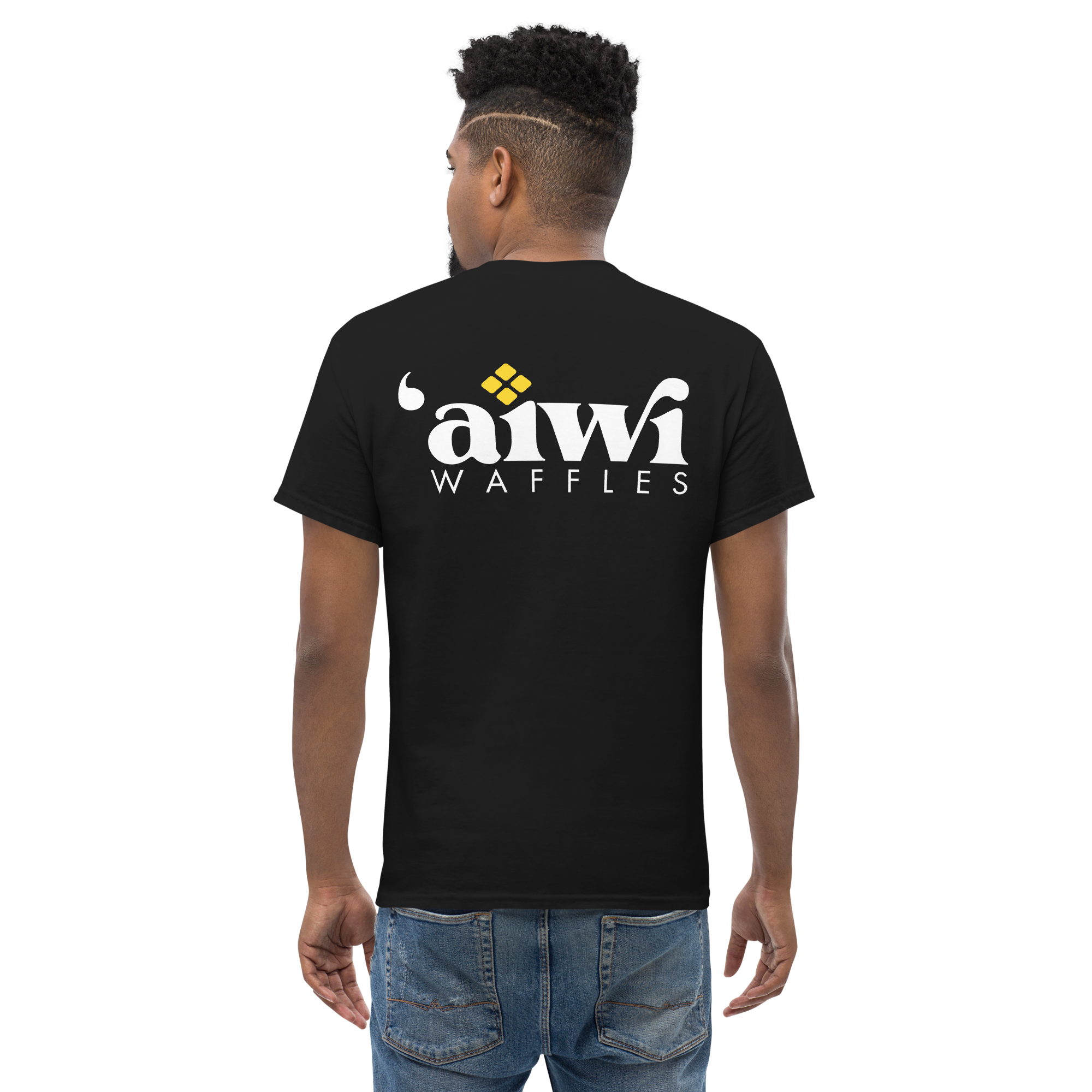 'Aiwi Waffles Black Unisex T-Shirt