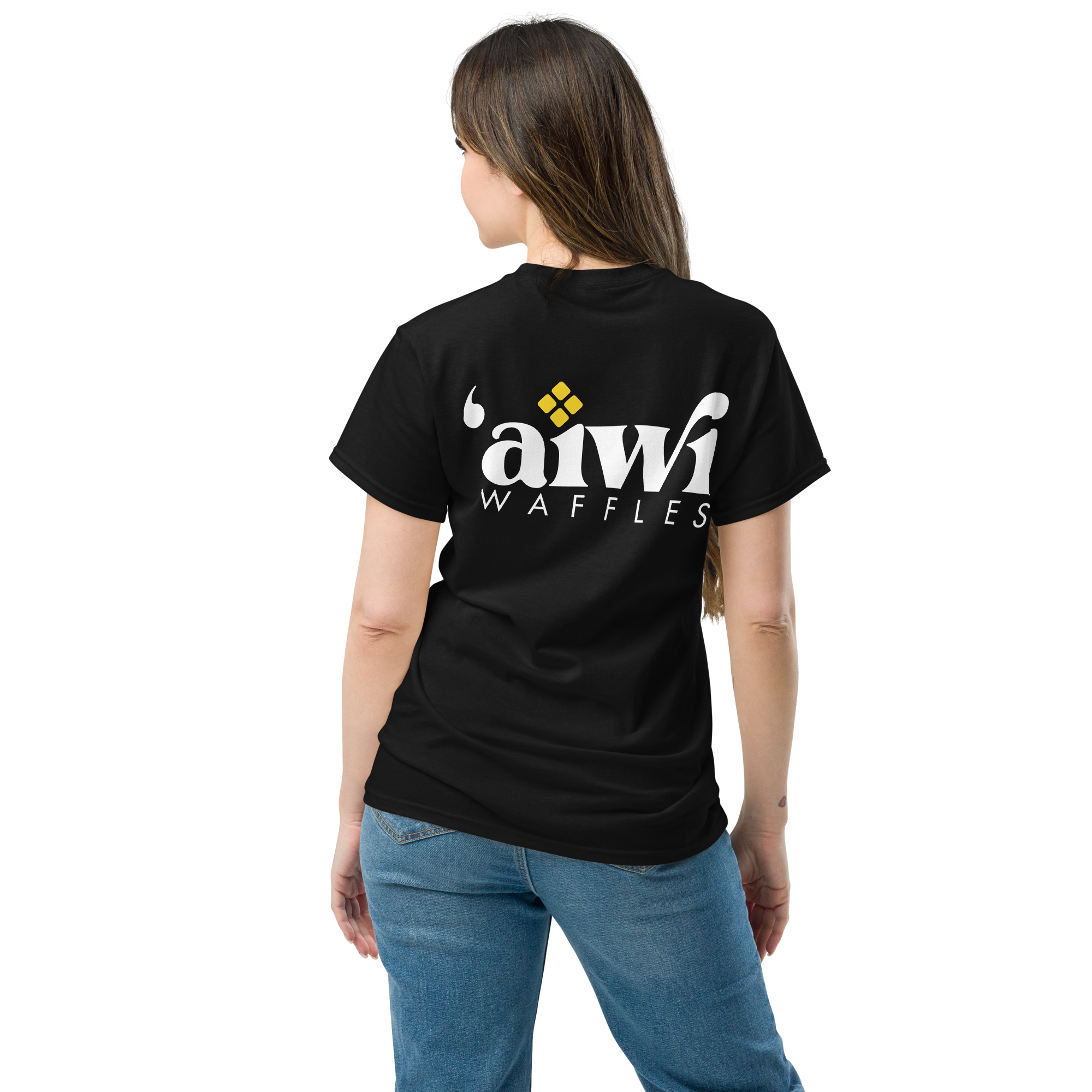 'Aiwi Waffles Black Unisex T-Shirt
