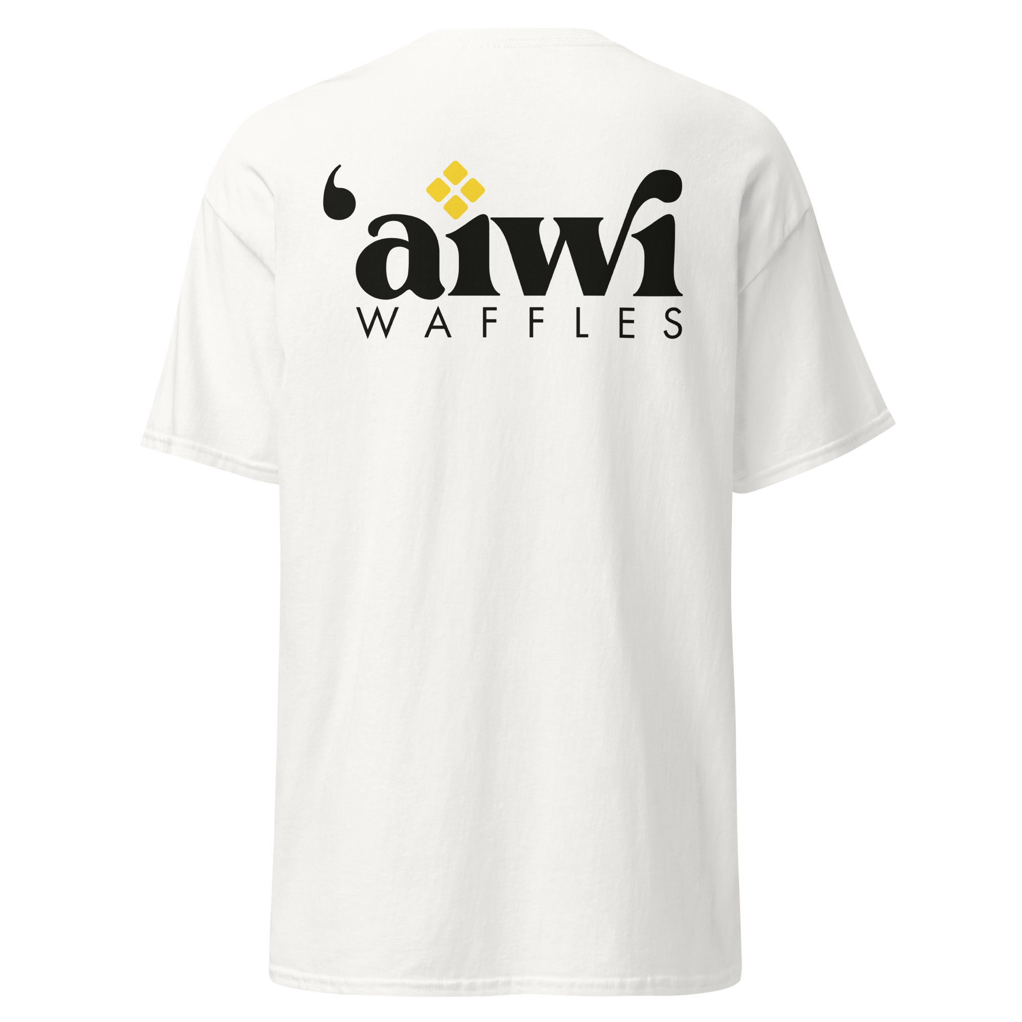 'Aiwi Waffles White Unisex T-Shirt